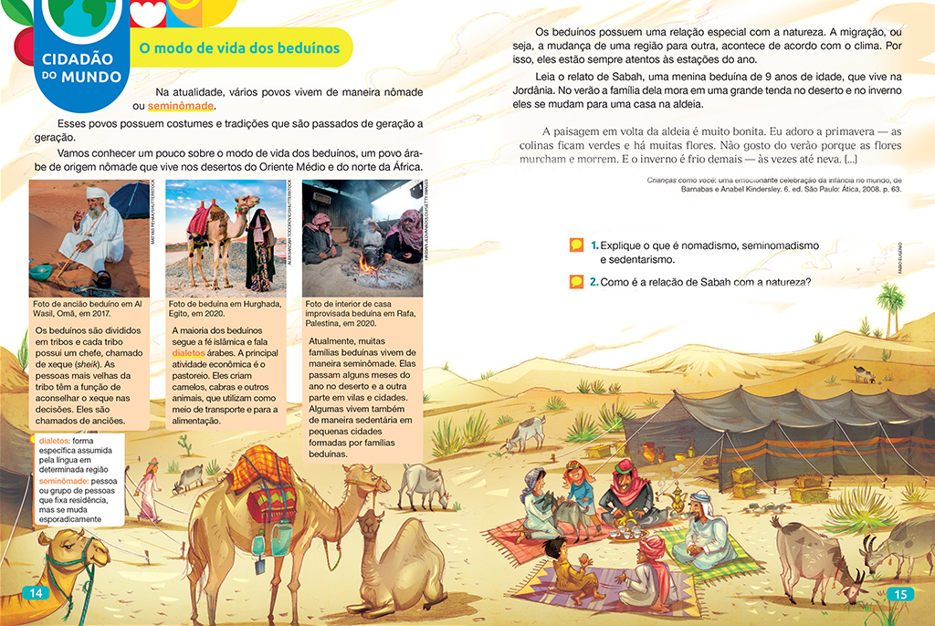 Essa seção explora os temas contemporâneos transversais com base em situações do cotidiano. Nela, são propostas questões que exploram a problemática levantada, motivando reflexões em relação ao assunto.